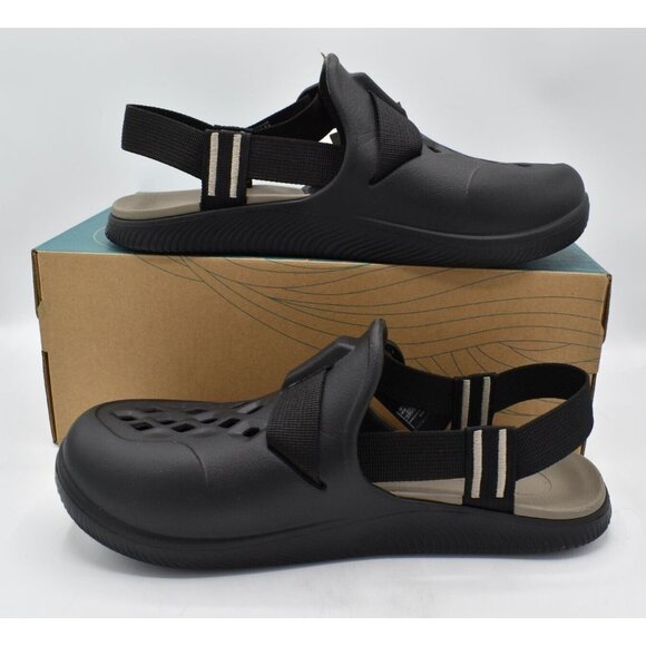 Chaco‎ Mens Size 13 Chillos Black Clogs Shoes main image 8